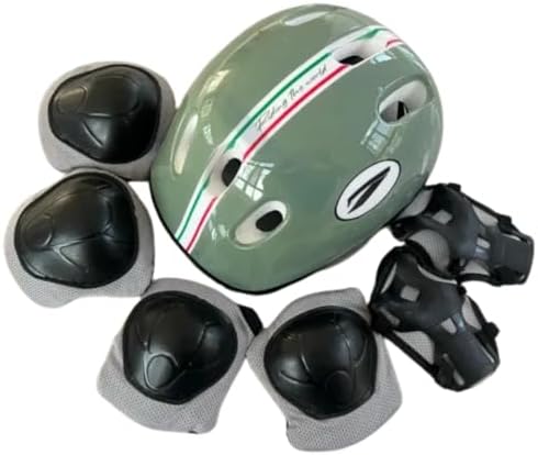 Kit De Proteção Infantil Capacete P/Skate Bike Monster Modelo