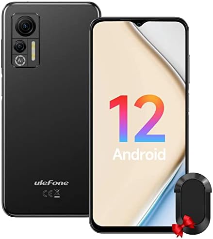 Ulefone Smartphone Offerta Android 12, Note 14 (4GB+64GB) 128GB Espandibile, Smartphone 4G, Cellulari 6.52″ HD+, 4,500 mAh, 13MP+5MP, Telefoni Dual SIM, 3 Slot/Face ID/OTG/GPS, Nero