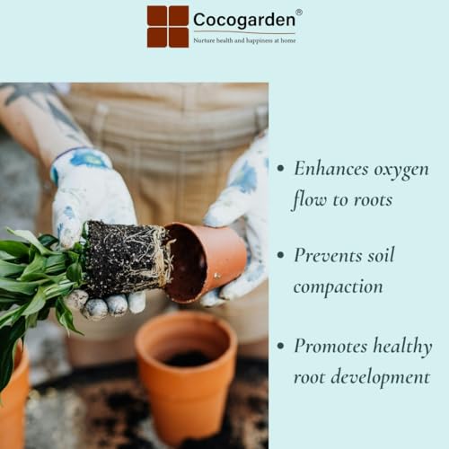 Image of Cocogarden Cocopeat Powder - 10 KG, Ready to Use Form for Indoor & Outdoor Home Garden, Potting Plants, Terrace Gardening