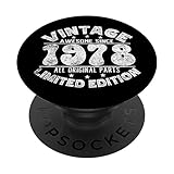 Photo Gallery vintage 1978 limited edition | 45th birthday 45 year old popsockets popgrip intercambiabile Photo Gallery vintage 1978 limited edition | 45th birthday 45 year old popsockets popgrip intercambiabile