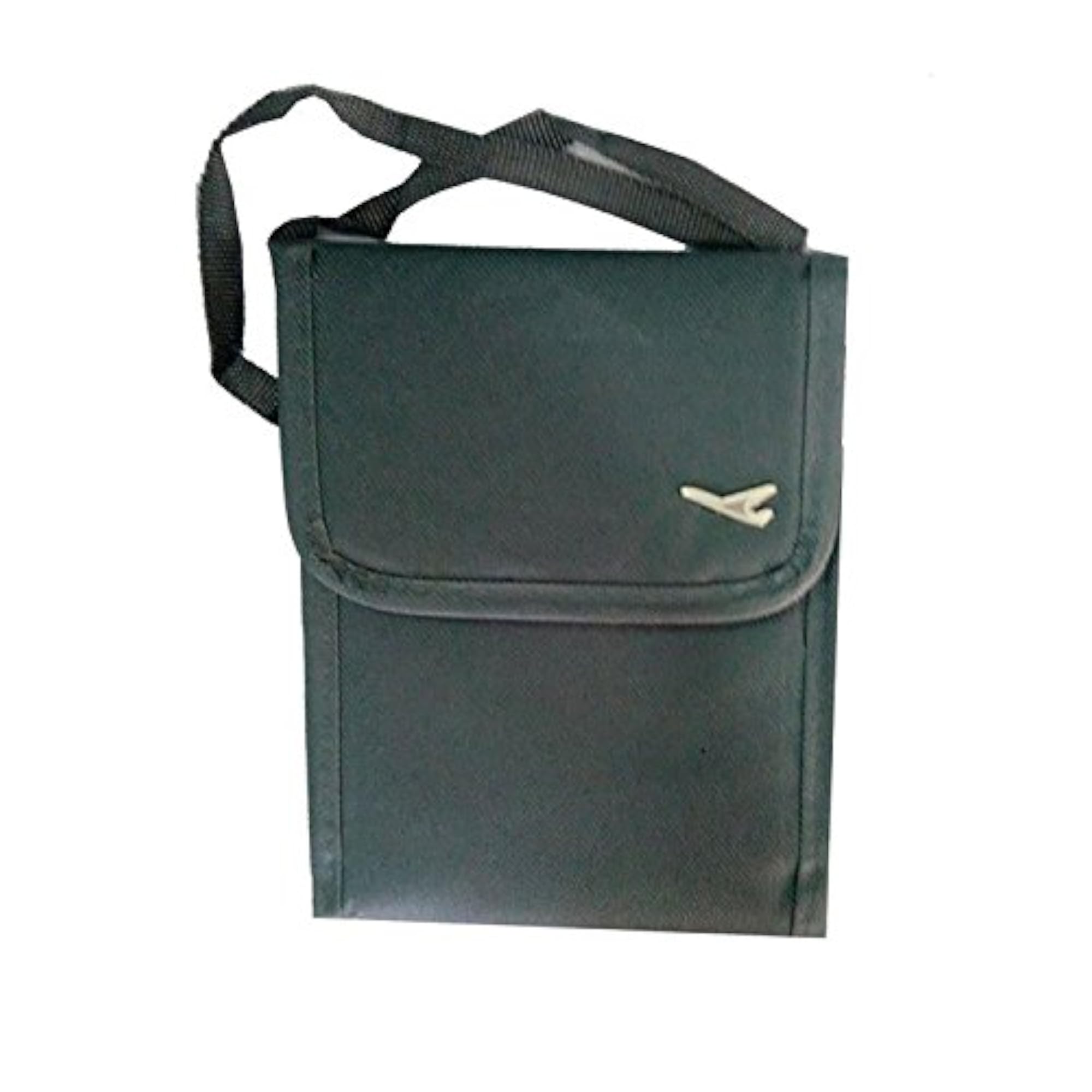 Mini Travel Neck Stash Passport Sling Wallet - Grey