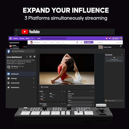 Osee GoStream Deck HDMI Pro Live Streaming Multi Camera Video Mixer Switcher with NDI Updatable - Image 4
