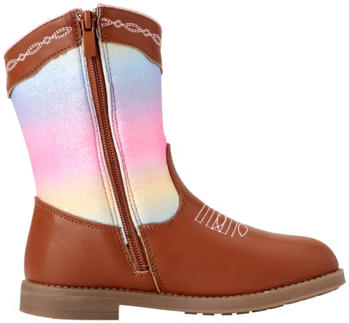 Laura Ashley Cowgirl Boot - Western Country Cowboy Boots for Girls (sizes: 5-10 Toddler / 11-13 Little Kids / 1-4 Big Kids)4