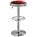 Amerihome BS1208R Soda Fountain Bar Stool, Red