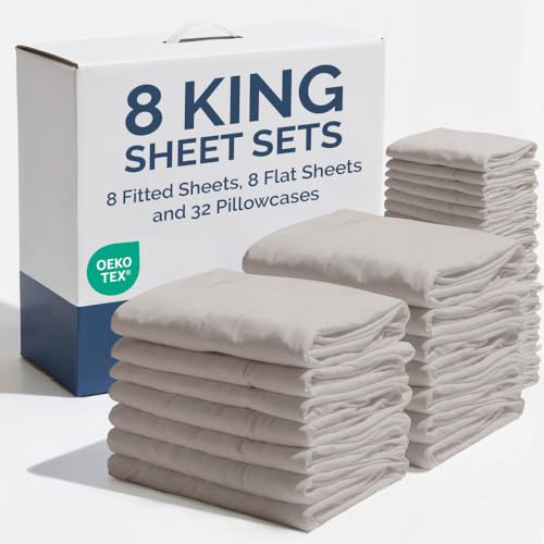 Bulk Case Pack of 8 Sheet Sets - Complete 6 Piece Sheet