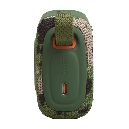 Image of JBL Go 5 Portable Bluetooth Speaker with Pro Sound & Deep Bass, Ambient Edge Lighting, Upto 10 Hours Playtime, IP68 Waterproof, AirTouch Pairing, Auracast, USB-C Lossless Audio (Squad)