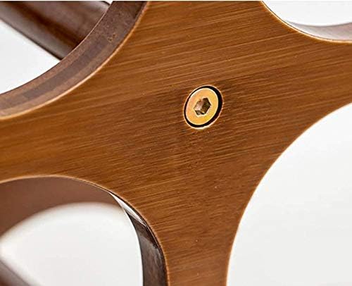 Estante para Vino de Bambú Natural, Organizador para 5 Botellas miniatura 6