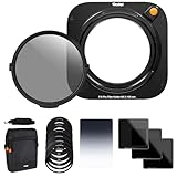 Rollei Filterhalter Master-Set MK 3. Rechteck-Filterhalter inkl. magnetischem CPL Filter, Adapterringen von 52 bis 82mm,Soft GND8-,ND8-,ND64-,ND1000