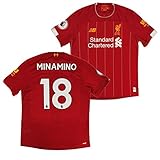 new balance(ニューバランス) リバプール 19-20 ホーム 半袖 ユニフォーム No.18 南野拓実(プレミアパッチ付き) MT930000/18M-P (インポートL)