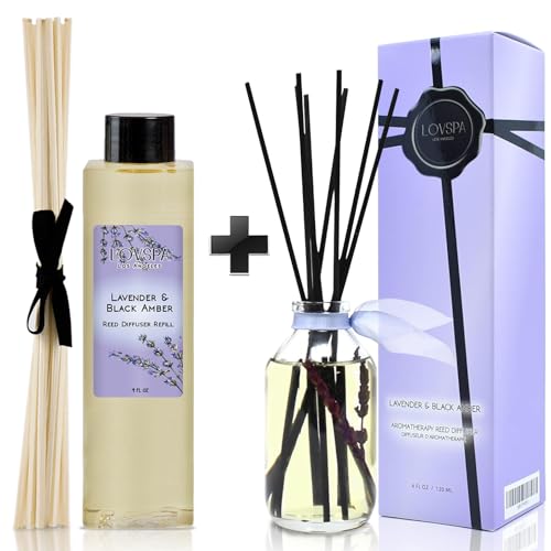 Recarga Ambientador Varillas Lavender & Black Amber 4 oz miniatura 1