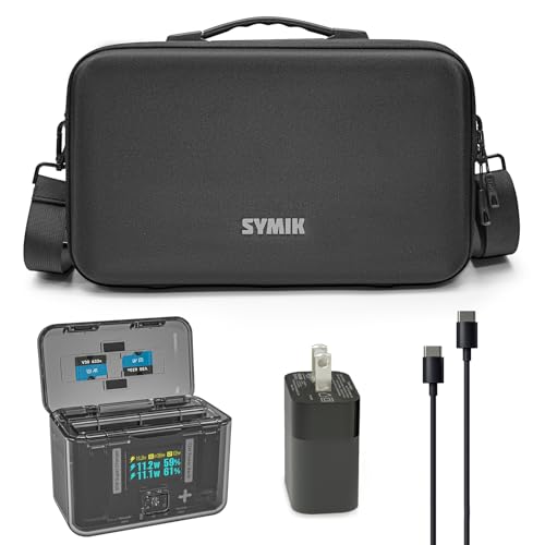 image for SYMIK Fast Charge Hub & Carry Case for Insta360 X4 Bundle with 30W PD 