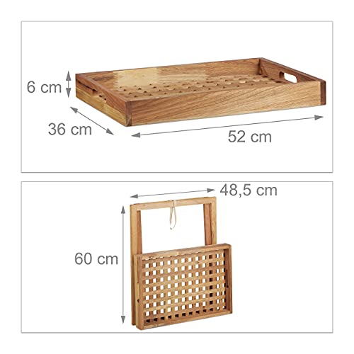 Table d'appoint avec plateau amovible pliable pour optimiser les petits salons - 6