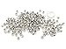 CRAFTMEMORE 1/8 Inch ID Grommets Eyelets 3MM Hole Self Backing Eyelet for Bead Cores, Clothes, Leather, Canvas 200pcs (Silver)