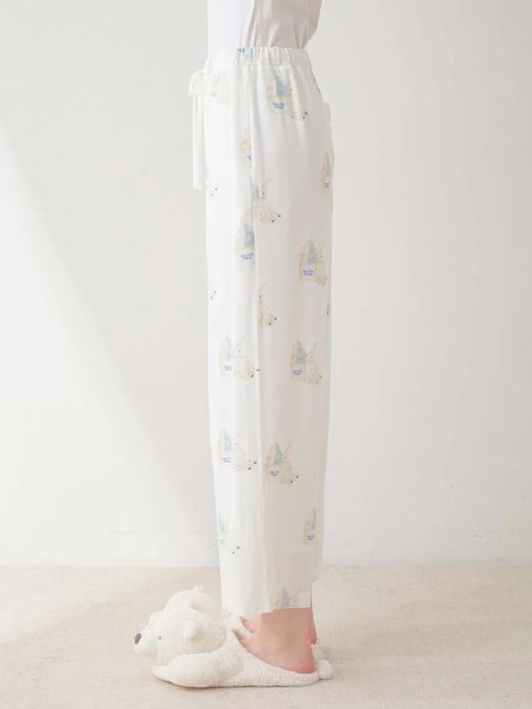 Amazon | [ジェラート ピケ] COOL しろくま柄ロングパンツ
