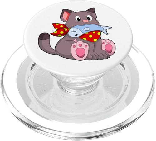 Gatto Pesce PopSockets PopGrip per MagSafe