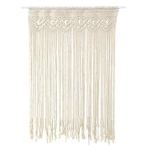 Macrame muur opknoping decoratie geweven tapijt Macrame deur opknoping, muur opknoping gordijn – Hand geweven Boho deur…