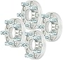 ANGLEWIDE 5x4.5 to 5x4.5 Wheel Spacers Adapters 5X114.3mm 1 inch wheel spacers 5 Lug 14x1.5 studs 71.5 Compatible for 2005-2019 for Chrysler for 300 2006-2019 for Dodge for Charger 4PCS
