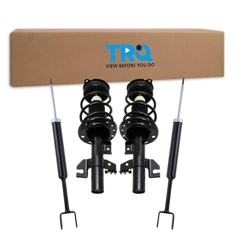 Image of TRQ Front and Rear Strut & Coil Spring Assembly Set Driver & Passenger Sides Compatible with 13-16 Dodge Dart