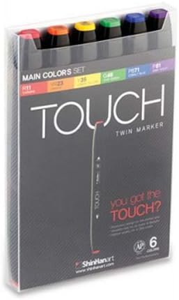 ShinHan Touch Twin Marker Set 6M Basic