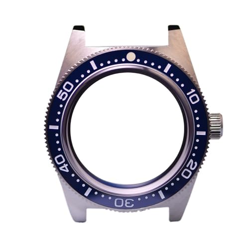 1�̎��v���i �\���b�h 41mm �X�e�����X�X�`�[�� 62Mas ���v�P�[�X �Z���~�b�N�x�[�� 20Bar �h�� NH35/36 ���[�u�����g�ɓK��(Deep Blue)