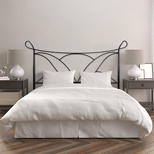 Genérico Tete de Lit CABECERO DE FORJA Nacional Salvatore (para Cama de 150cm, Black)