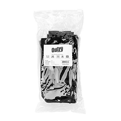 Outry M4 M16 Ar-15 Type Magazine Pouch Mag Holder - Triple / Double / Single Airsoft Molle Mag Pouch - Open Top Version - Double - Black #TOP4