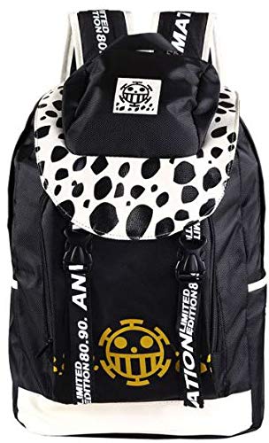 Japan anime One Piece Trafalg Law Student Travling School Backpack Nylon Schoolbag Unisex Travel Bags Rucksacks