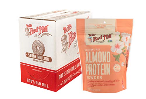 Bobs Red Mill Almond Protein Powder 14oz (Pack of 4) - Non GMO Gluten Free Vegan Paleo Friendly Keto Friendly Kosher