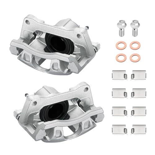 Image of BDFHYK 18-B5484 18-B5485 Front Disc Brake Caliper Assembly Compatible with Dodge Grand Caravan /Journey /Nitro 2011 2013-2016, Compatible with Jeep Wrangler JK 2013-2018, 2.4L 3.6L 3.7L 4.0L l4 V6 2pcs