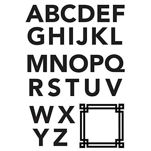 Sticker géant Monogram Geometric adhésif repositionnable pour mur de chambre - 3