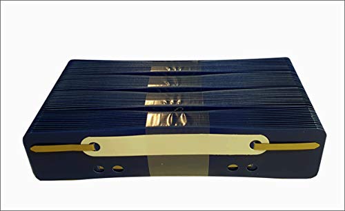 Unbranded PP bandjes met kunststof afdekstrip, donkerblauw, polypropyleen, 16 x 32 x 21