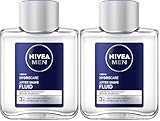 NIVEA MEN Hydrocare After Shave Fluid, beruhigendes After Shave für Männer, Hautpflege nach der...