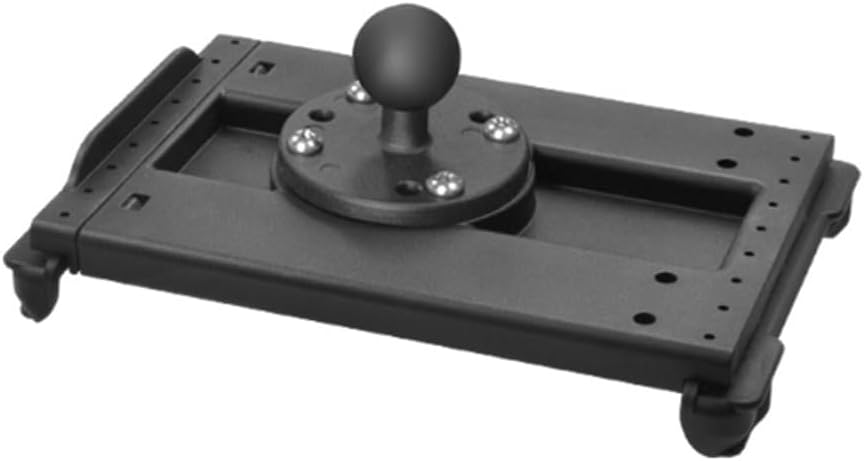 Strg Industrial Tablet Mount, Heavy Duty Spring Loaded Tablet Holder for iPad/iPad Mini Samsung Galaxy 6.8"-8.5" Tablets, Tablet Mount with B Size 1" Ball Mount Base