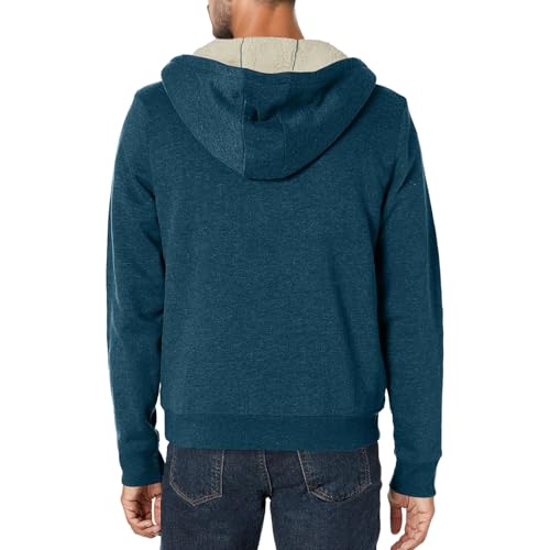 Mens Jacket Fleece Hooded Zip Up Outdoor Windbreaker Warm Jackets - image 6