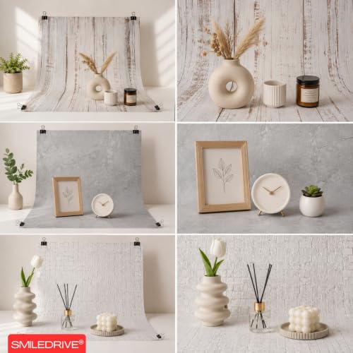 Image of SMILEDRIVE Product Photography Backdrop Kit