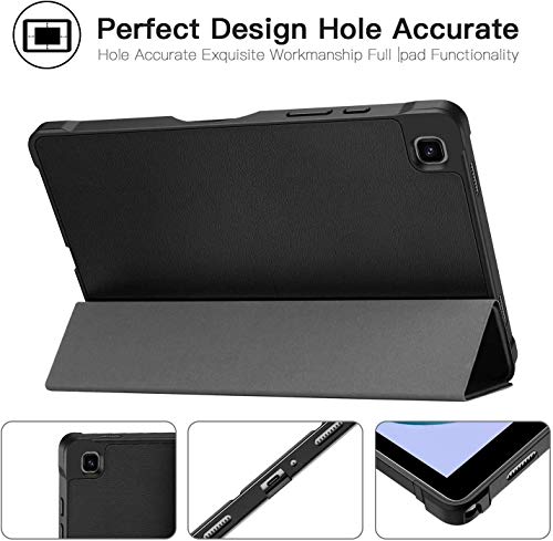Ztotopcase Case For Samsung Galaxy Tab A7 10.4 Inch 2020 (Sm-T500/T505/T507), Ultra-Thin And Lightweight Smart Pu Case With Automatic Sleep/Wake Function, Case For Samsung Galaxy Table A7, Black #TOP4