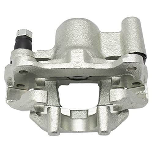 Image of TRQ Rear Brake Caliper Set Brackets Hardware Zinc Coated Compatible with 2005-2010 Scion tC