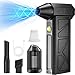 Produktbild HSSNS Mini Gebläse Akku Elektrische Staubgebläse, 4-Gang 150000 U/min Electric Air Duster, Mini Staubsauger Luftgebläse 2 IN 1, Compressed Air Duster Mit 10.000mAh Akku für Reinigungsset,Auto,Sofa