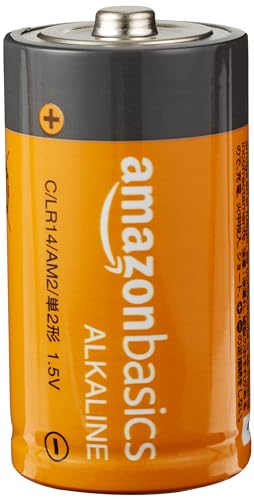 Image of AmazonBasics C Cell Everyday Alkaline Batteries (4-Pack)
