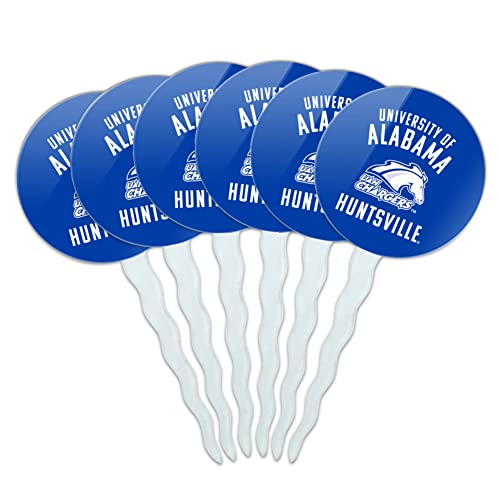 UAH Chargers Cupcake Picks Toppers Decoration Set of 6