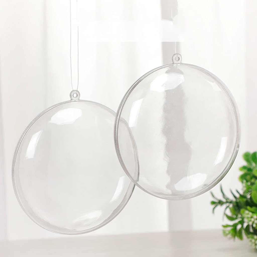 Boules Plates Transparentes à Remplir – Lot De 10, Diamètre 7/9/11 Cm - 4