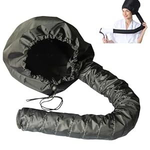 Trockenhaube für Haare,Diffuser Cap & Wärmekappe für Locken und Tiefenpflege,Universelle Föhnhaube,Bonnet als Haartrockner Aufsatz (Schwebehaube)