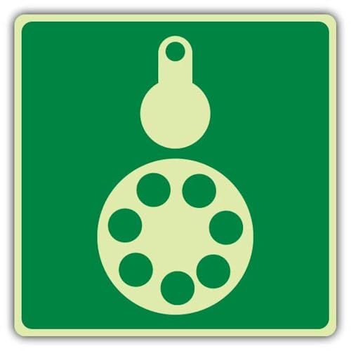 Panneau photoluminescent double lueur pour signalisation de nuit