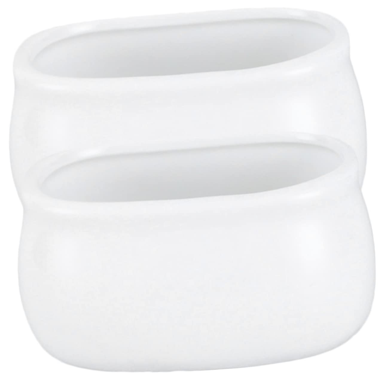 Unomor 2pcs Coffee Sugar Bowl Milk Cup Ramekins Mini Containers Sugar Packet Holder Condiment Pots Creamer Candy Dispenser Small Coffee Sugar Holders Gravy Pitcher White Ceramics