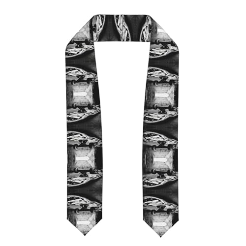 Pidgazdfgv Skate Boards - Chal de graduación unisex para adultos, 183 cm, chal de graduación académica, Aplanado, Talla única