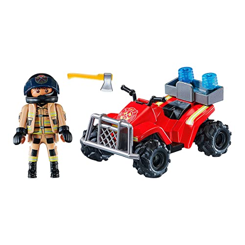 Playmobil Quadriciclo De Resgate A Incendio ,Playmobil City Action - Sunny Brinquedos