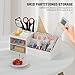 Subsky Makeup Organizer with Drawers, Easy Storage for Beauty Products Brushes, Multifunction Plastic Desk Organizer, Cosmetics Organizer for Countertop Dresser Vanity and Bathroom (White)