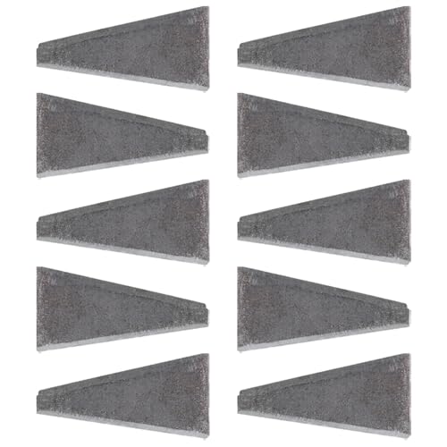 VALICLUD 10pcs Small Carbon Steel Axe Fixing Wedges Tool for Outdoor Axe Installation and Nail Reinforcement Preventing Handle Loosening Safety Repair Accessories