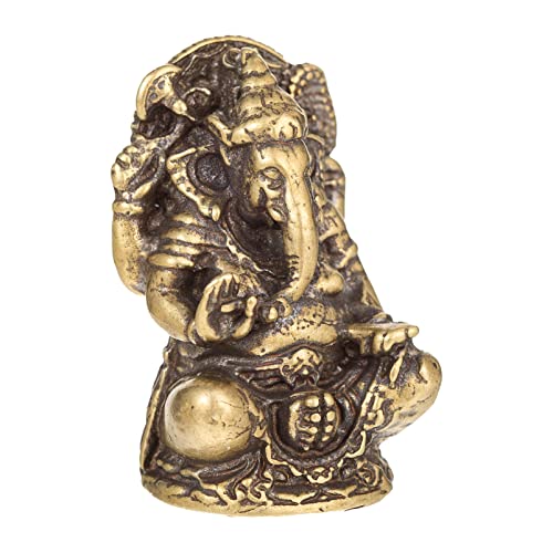 Mini Ganesha Statue,Small Ganapati Ganesh Statue,Ganpati Idol,Cute Ganesa Statue,Ganesha Figurine,Elephant God,Elephant Buddha,Lord Of Success-Copper Bronze Ganesha Buddah-Handmade For Home Decor #TOP6