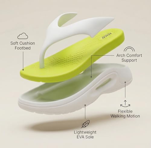Image of Men's Acupressure Slippers & Flip-Flops | Soft Foot Massager, Lightweight, Anti-Skid, Waterproof Comfort Slippers for Men & Boys | Daily Casual Wear